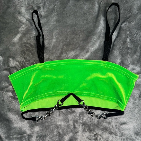 Green Rave top - Picture 2 of 3